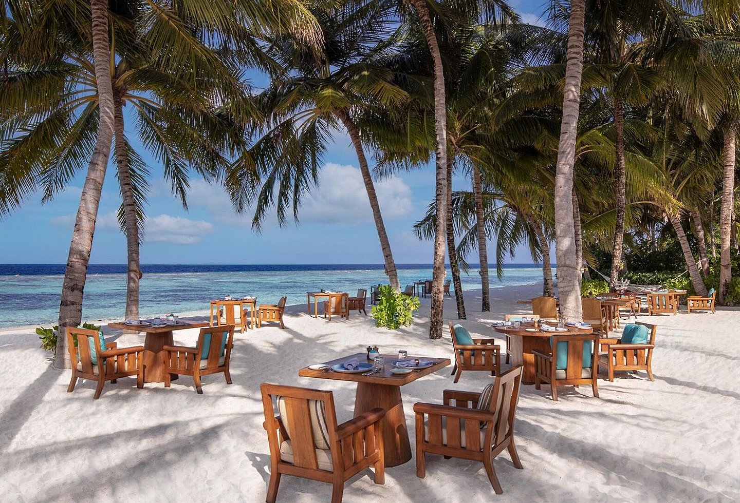Restaurant direkt auf dem Strand